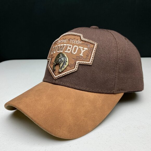 Cowboy Horseshoe Adjustable Baseball Hats, Rodeo, Western Style - Picture 5 of 7